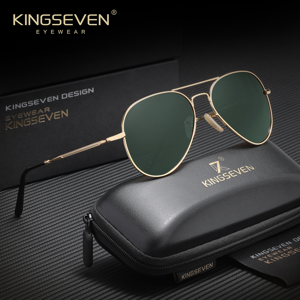 Sunglasses Aviator Polarized - KINGSEVEN Men Polarized Sunglasses UV400 Aviation