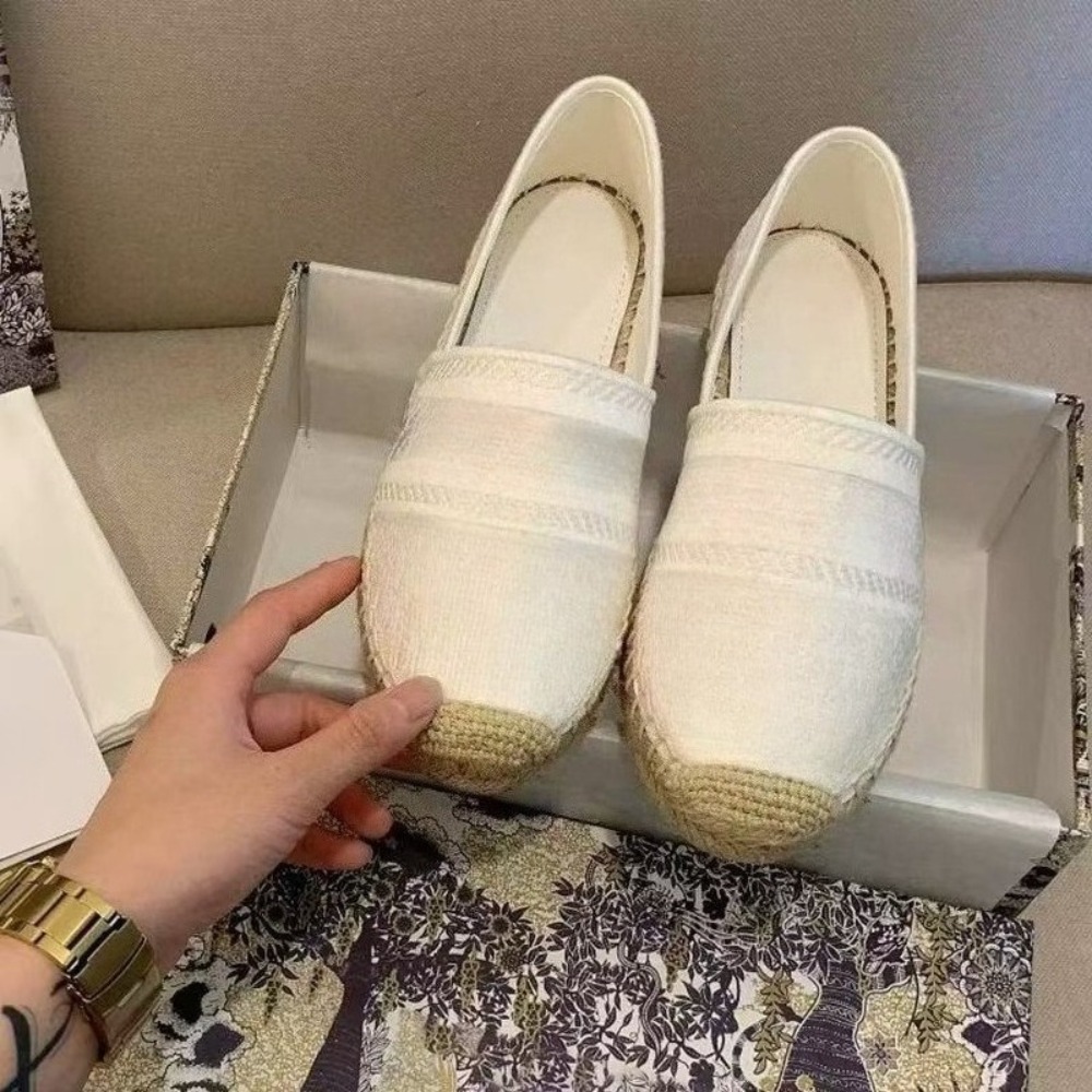 Espadrille Slip On - Spring Summer New Women's Embroidered Espadrine