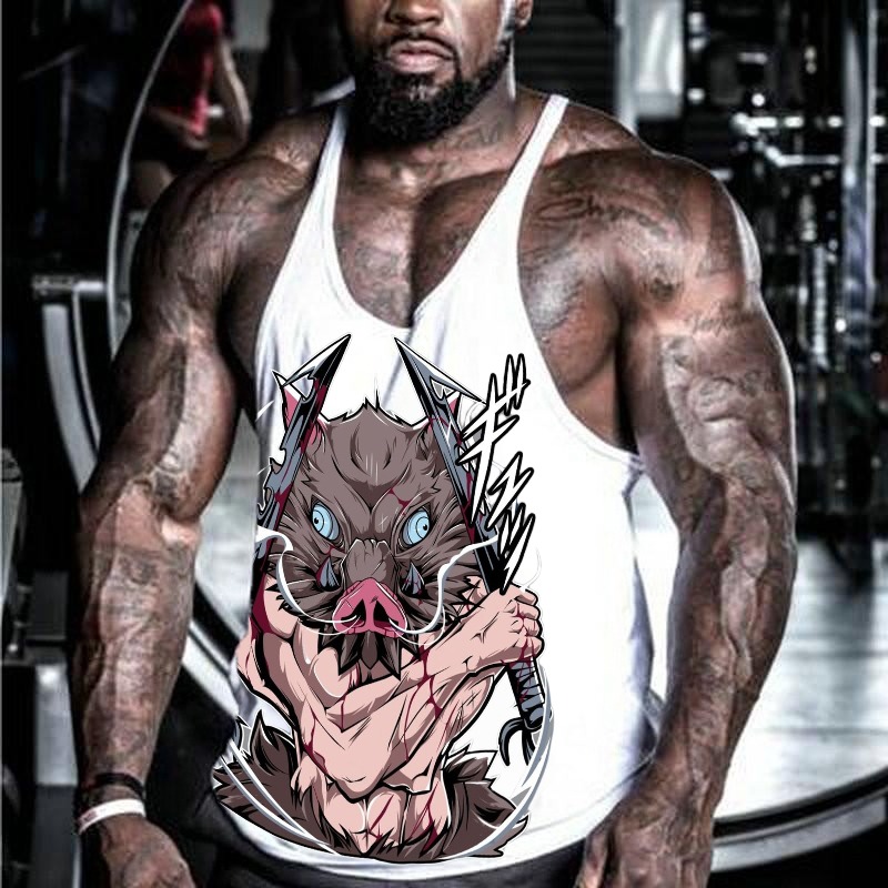 Tank Top Muscle - GYM Mens Tank Top Summer Brand