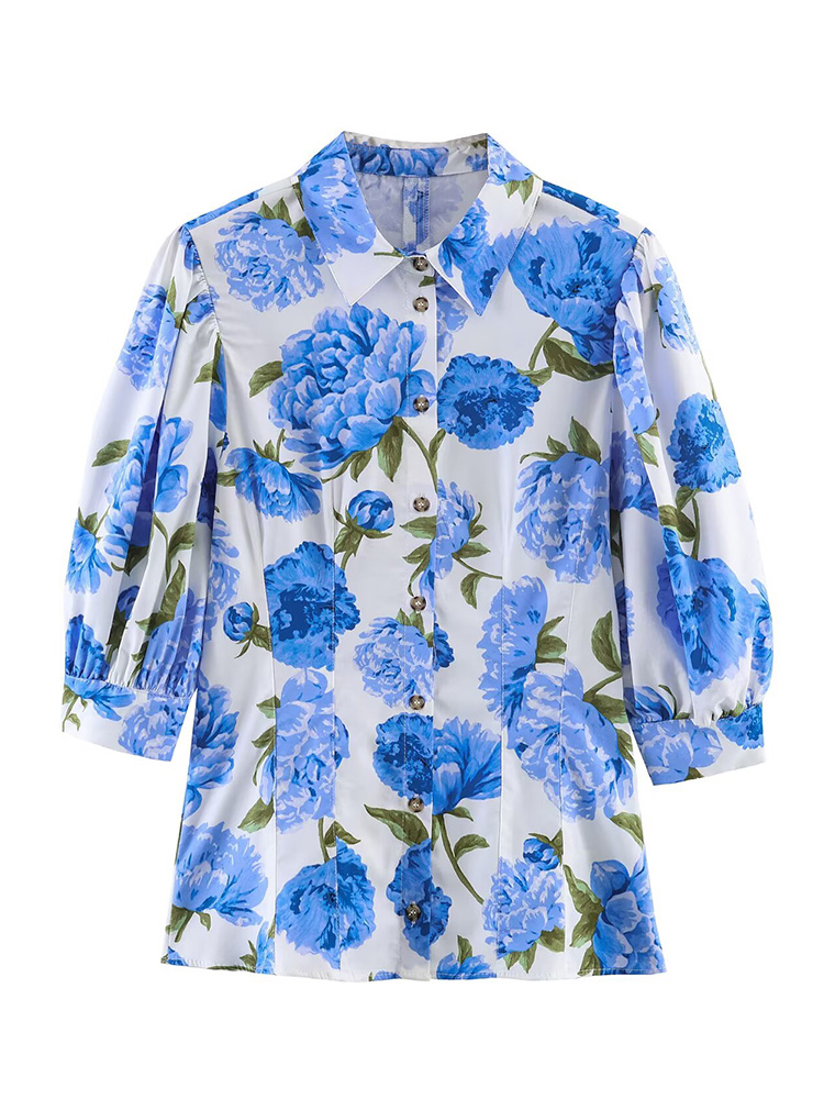 HH Women's Summer Fashion Lape - Resort Shirt Floral avaliação e preço