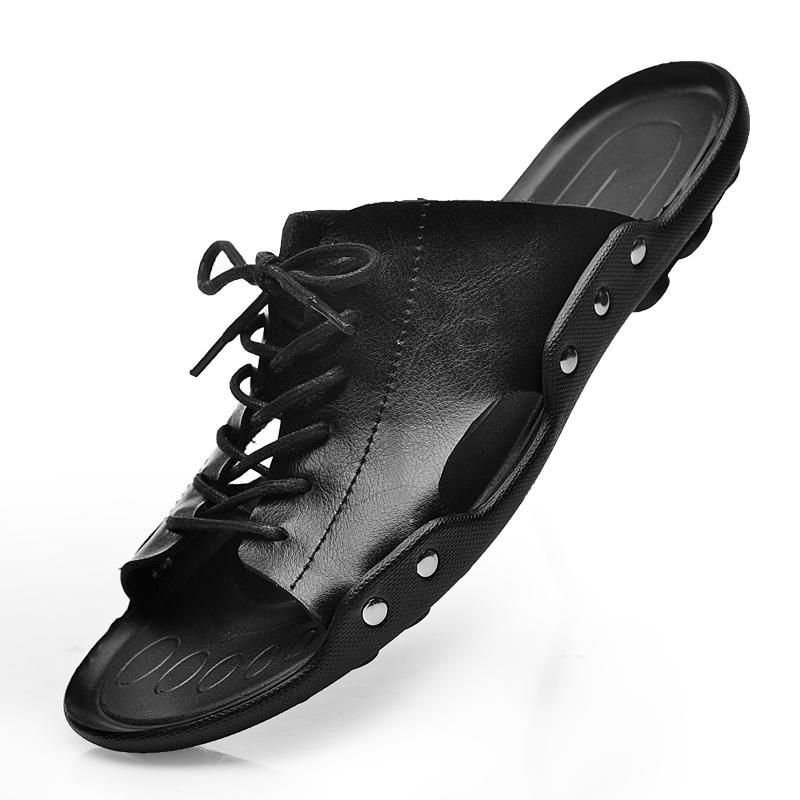 summer tide mens slippers Brit - Flip Flop Leather Men avaliação e preço