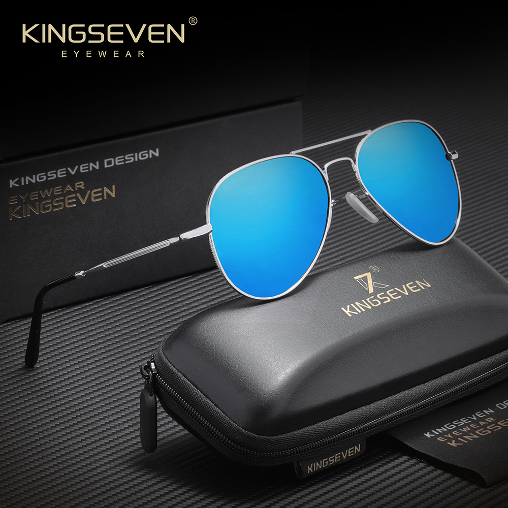 KINGSEVEN Men Polarized Sungla - Sunglasses Aviator Polarized avaliação e preço