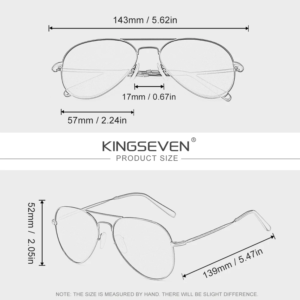 KINGSEVEN Men Polarized Sungla - Sunglasses Aviator Polarized avaliação e preço