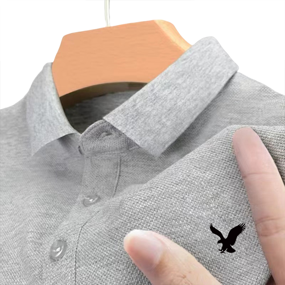 Summer New POLO Shirt Men's La - Polo Shirt Pique avaliação e preço