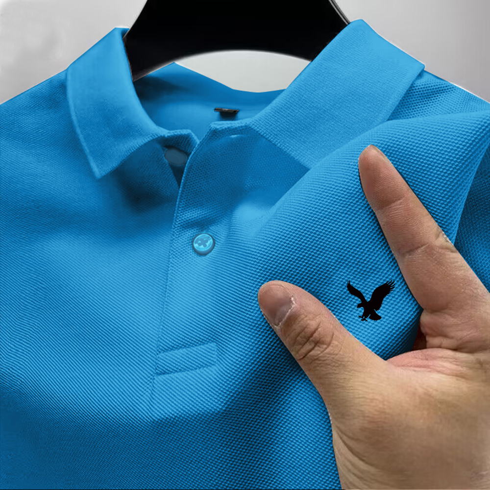 Summer New POLO Shirt Men's La - Polo Shirt Pique avaliação e preço