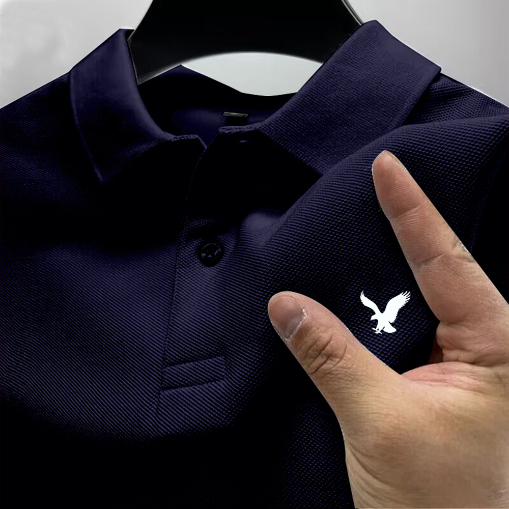 Summer New POLO Shirt Men's La - Polo Shirt Pique avaliação e preço
