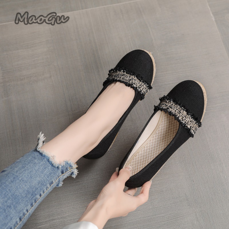 Women's Espadrille Wedges Shoe - Espadrille Slip On avaliação e preço