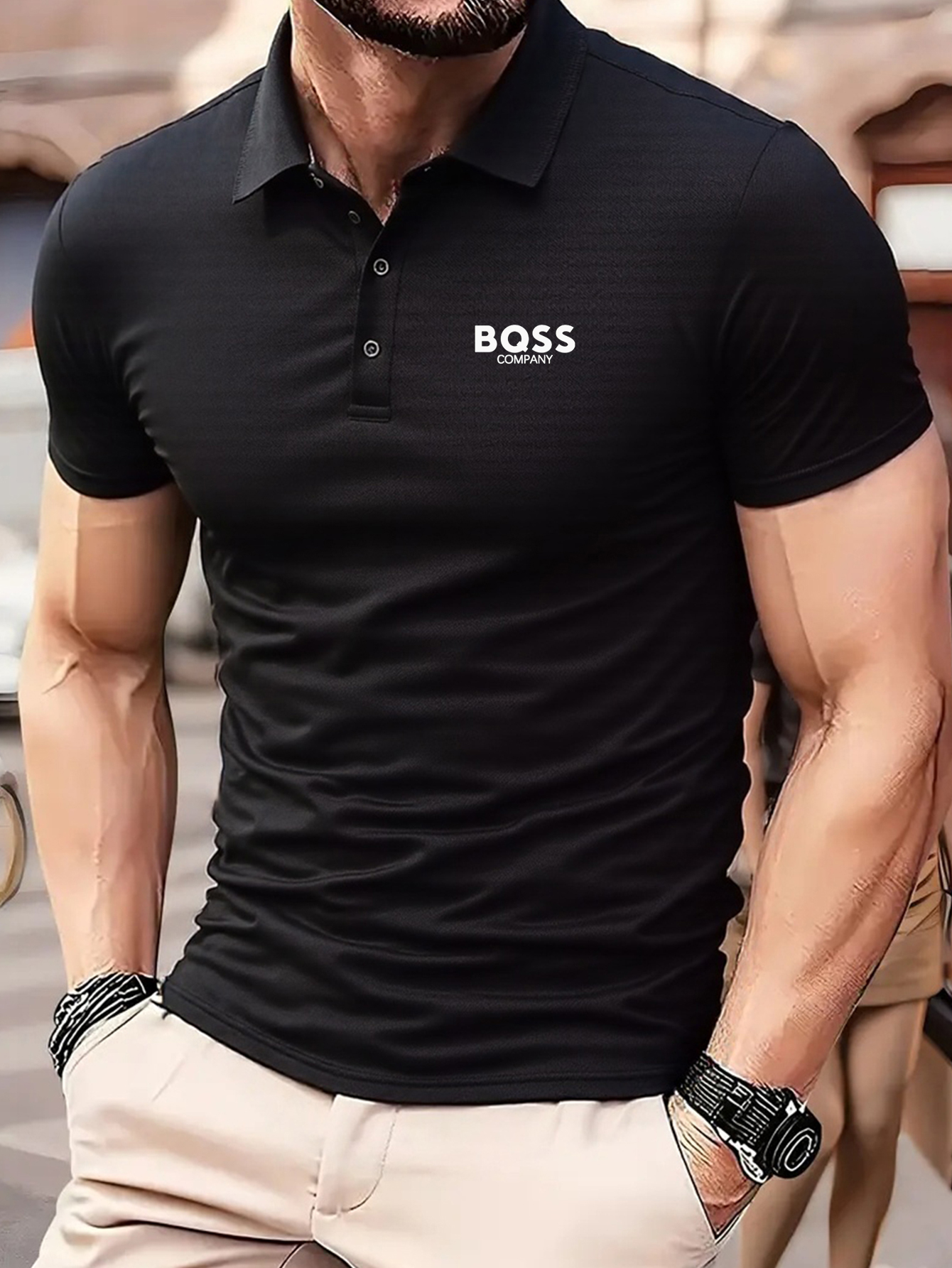 1-Pack Men's Summer Short Slee - Polo Shirt Pique avaliação e preço