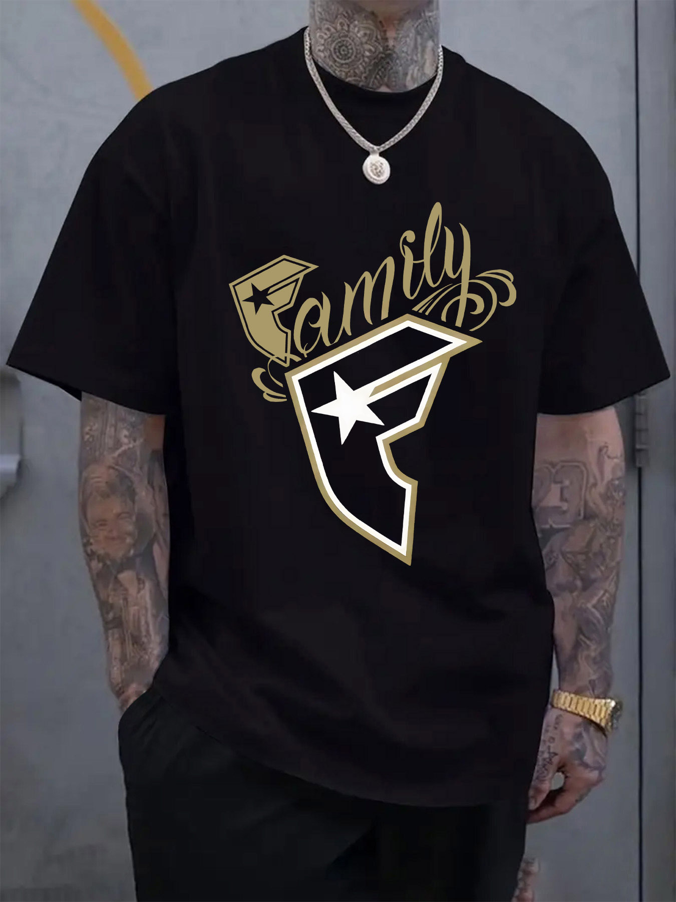 Men's Casual T-Shirt Family Gr - Linen Shirt Breathable avaliação e preço