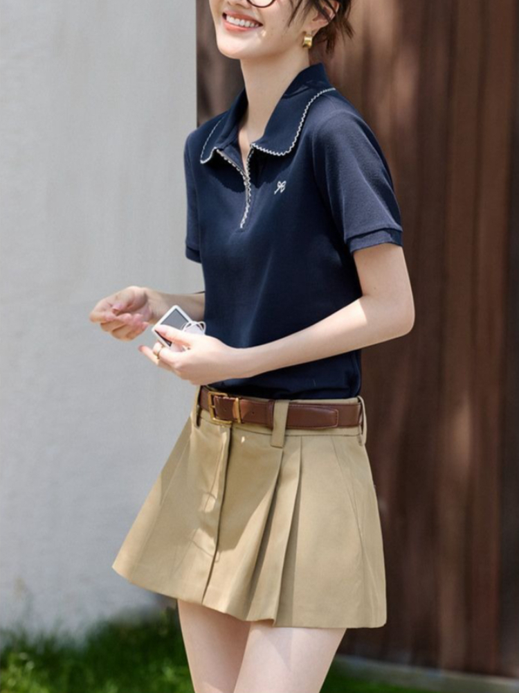 Women's Slim Fit Figure Flatte - Polo Shirt Pique avaliação e preço