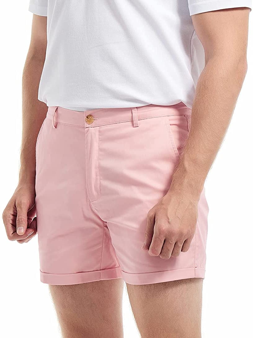 AIMPACT Men's Summer Slim-fit  - Shorts Chino Slim avaliação e preço