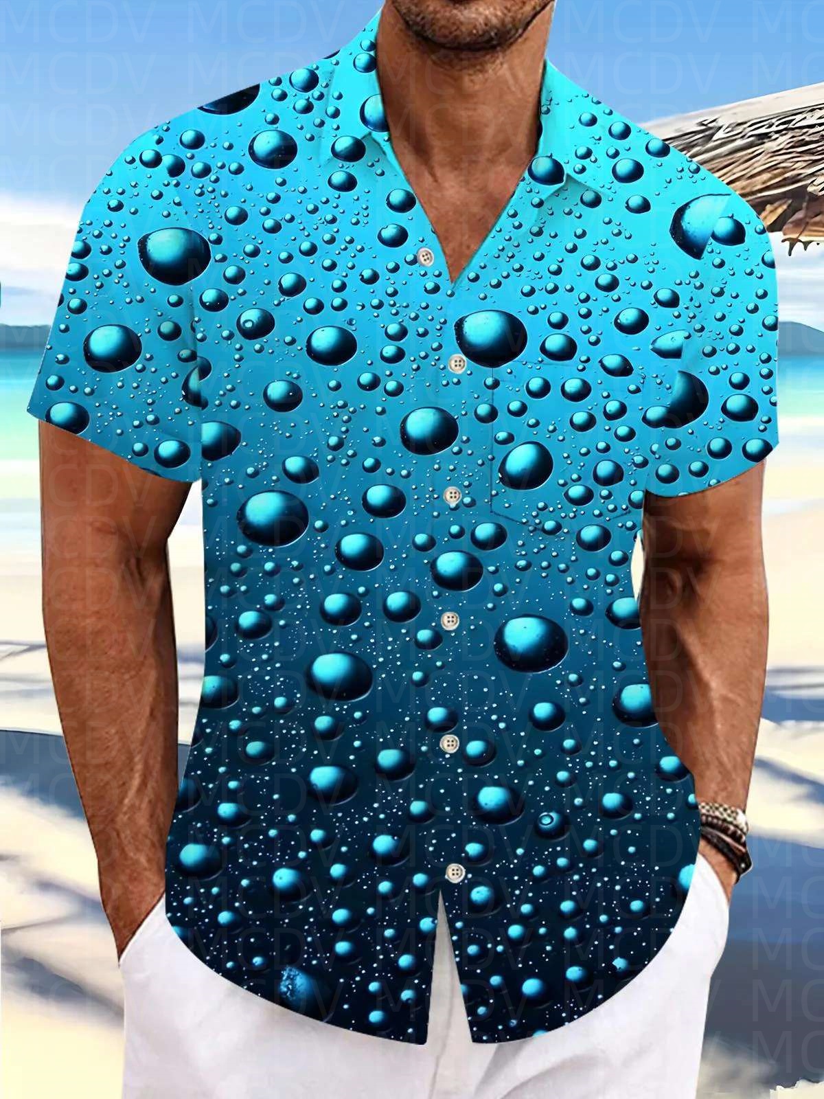 Trump Pattern Men's Hawaiian S - Shirt Camp Collar avaliação e preço