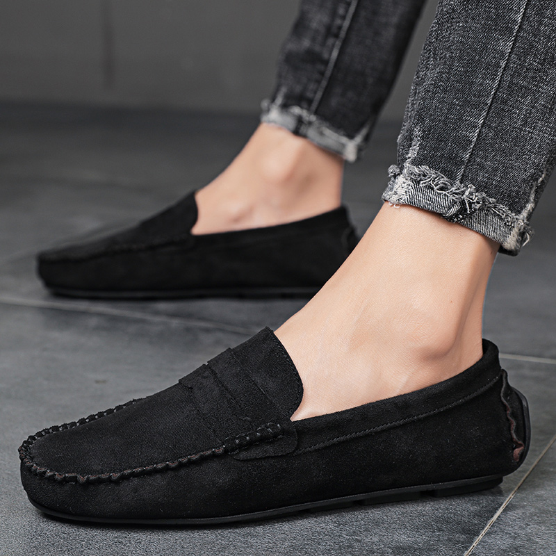 Trend Suede Men Casual Shoes B - Espadrille Slip On avaliação e preço
