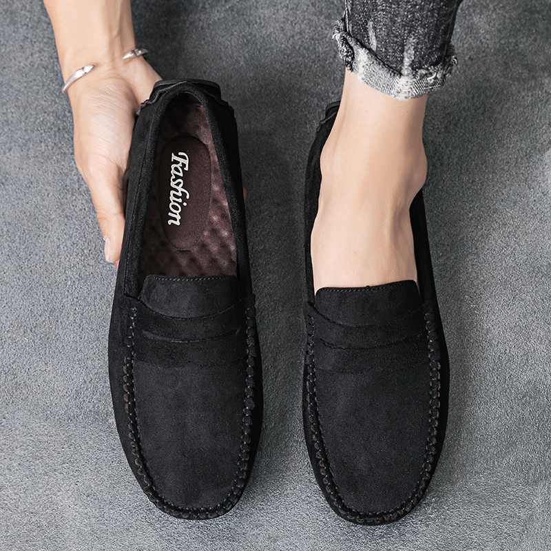 Trend Suede Men Casual Shoes B - Espadrille Slip On avaliação e preço