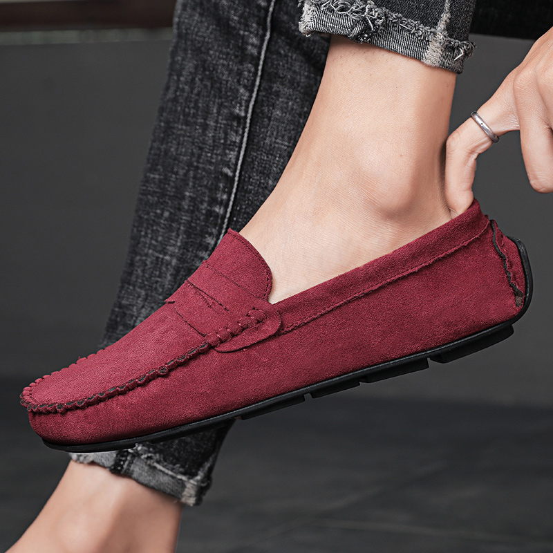 Trend Suede Men Casual Shoes B - Espadrille Slip On avaliação e preço