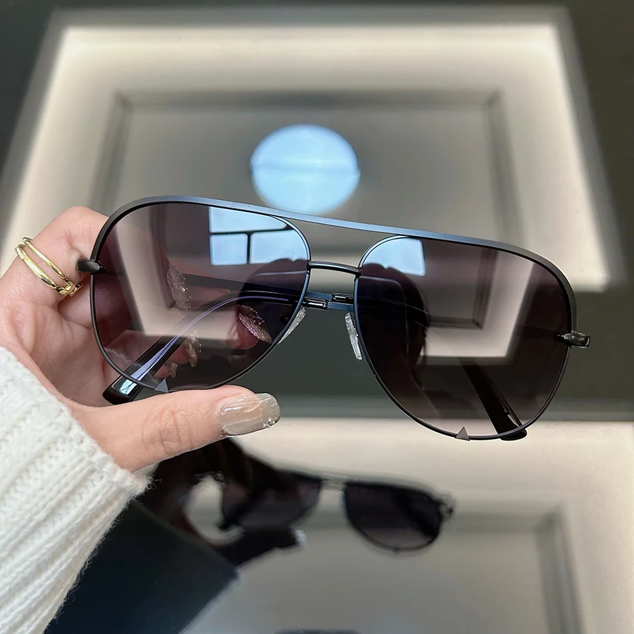 Fashion Vintage Oval Sunglasse - Sunglasses Aviator Polarized avaliação e preço