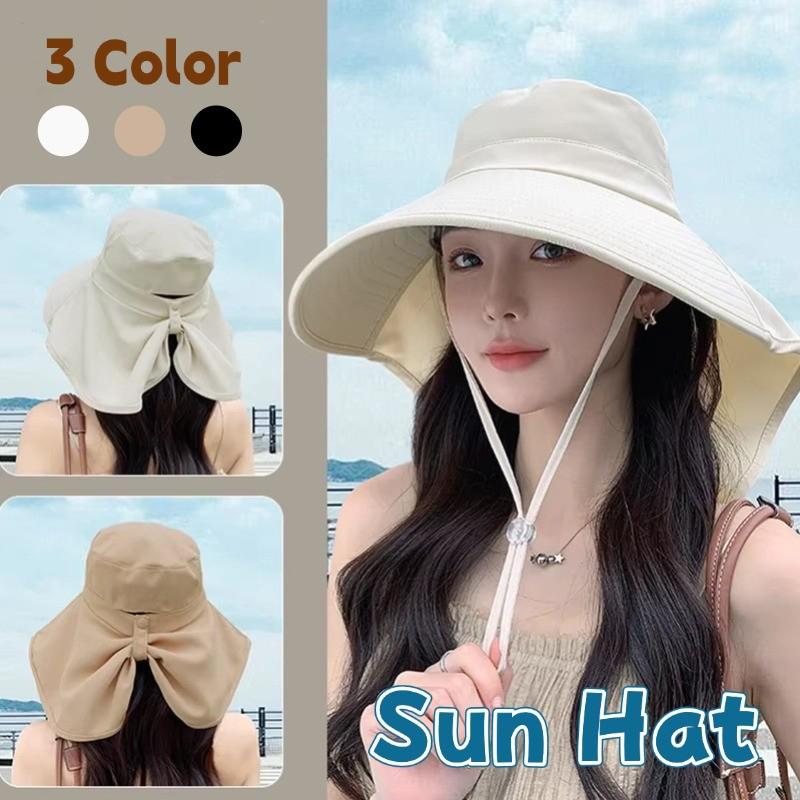 Outdoor UV Anti Neck Protectio - Bucket Hat Straw avaliação e preço