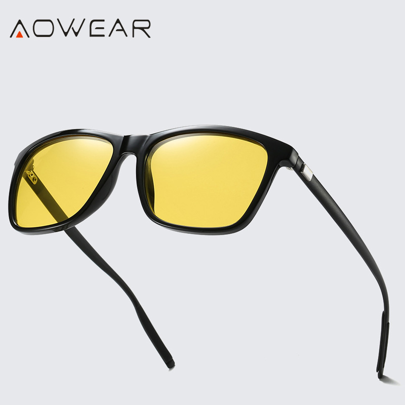 AOWEAR HD Polarized Night Visi - Sunglasses Aviator Polarized avaliação e preço