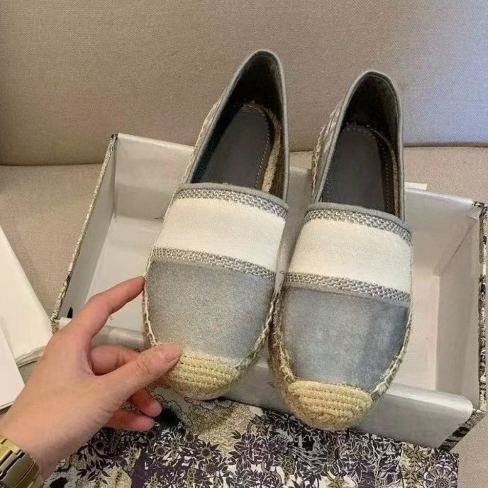 Spring Summer New Women's Embr - Espadrille Slip On avaliação e preço