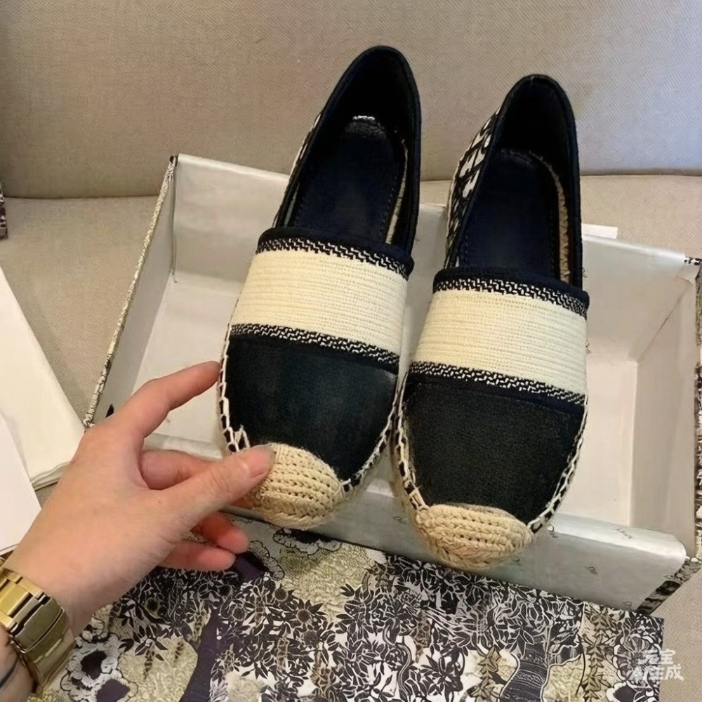 Spring Summer New Women's Embr - Espadrille Slip On avaliação e preço