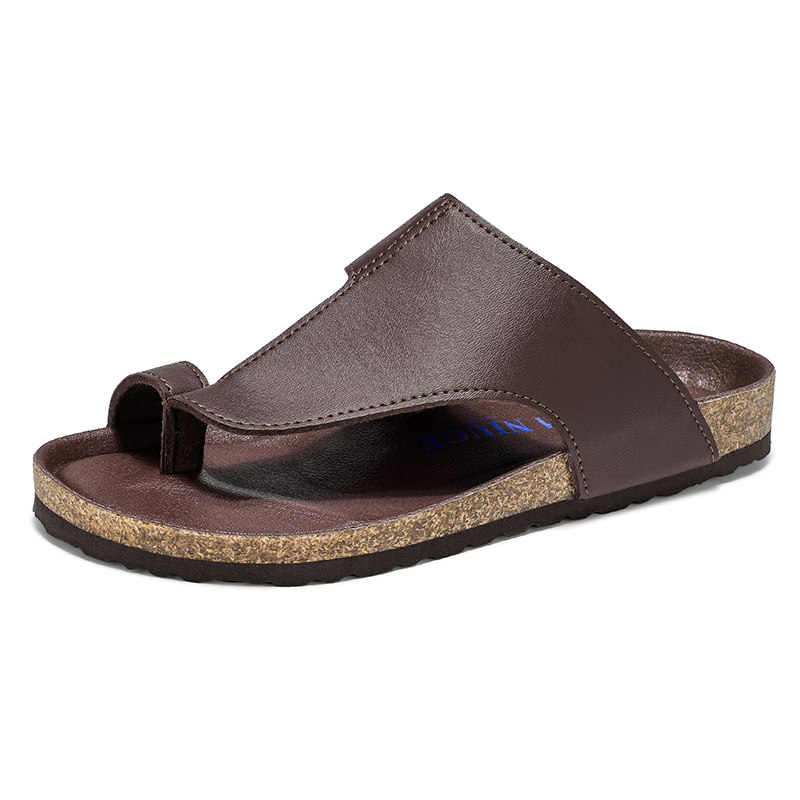 Summer Plus Big Size 48 49 Cor - Flip Flop Leather Men avaliação e preço