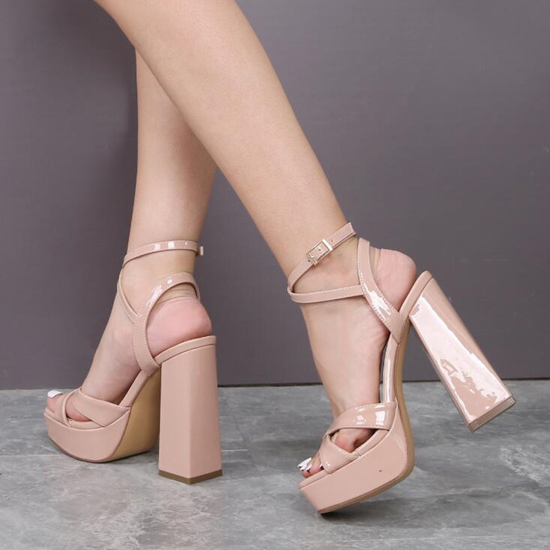 2025 NEW Summer Nightclub Wome - Casual Sandal Leather avaliação e preço
