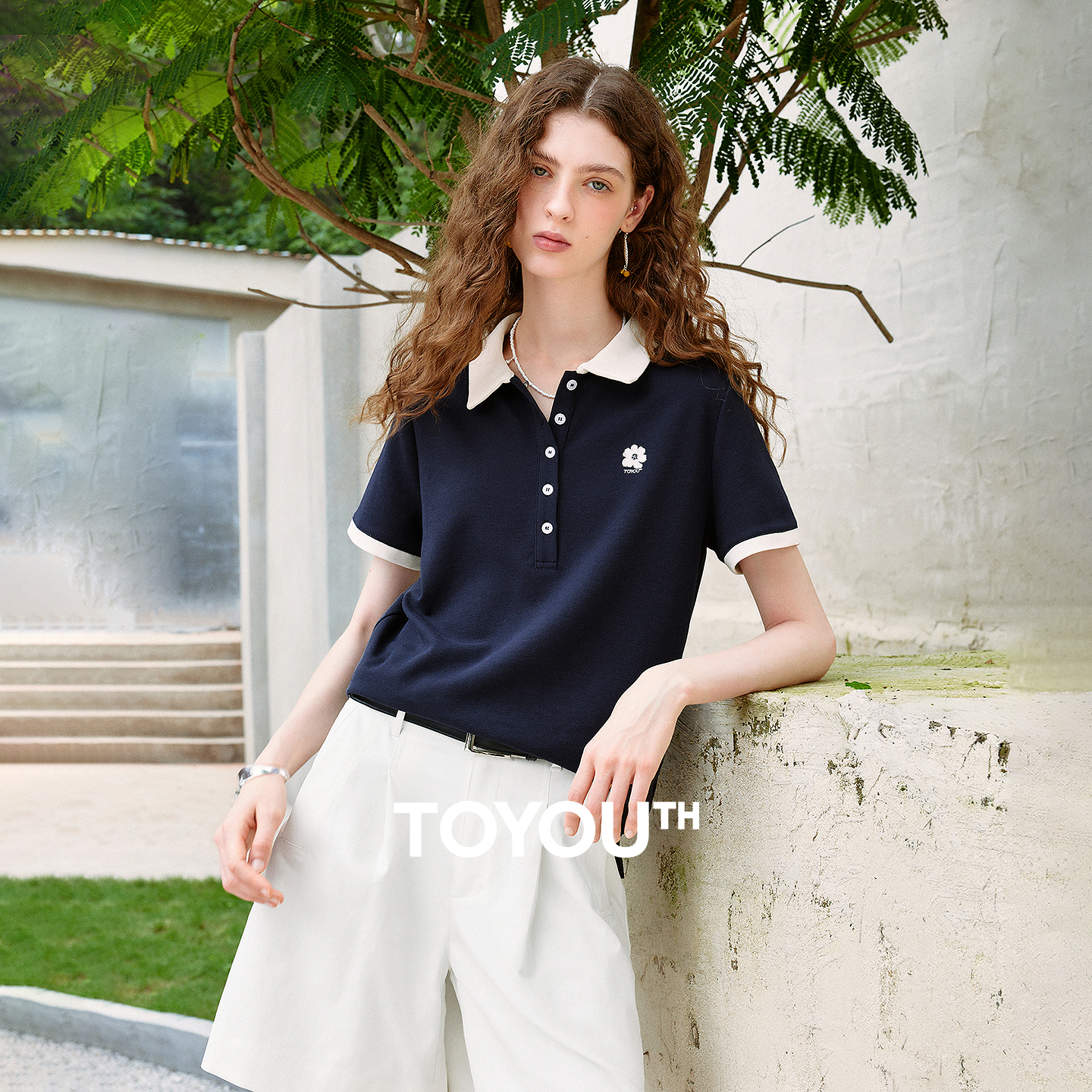 TOYOUTH Women T-shirts 2026 Su - Polo Shirt Pique avaliação e preço