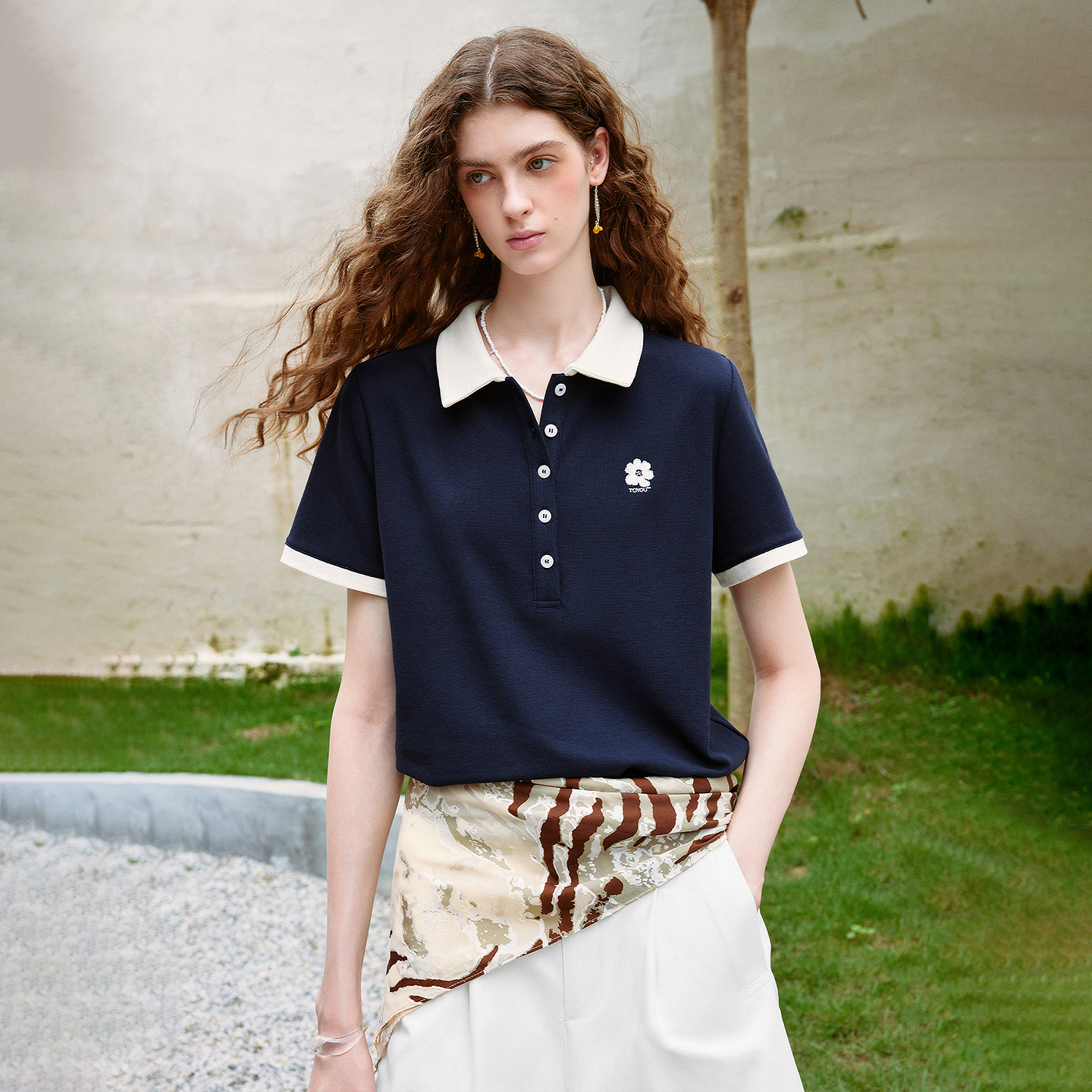 TOYOUTH Women T-shirts 2026 Su - Polo Shirt Pique avaliação e preço