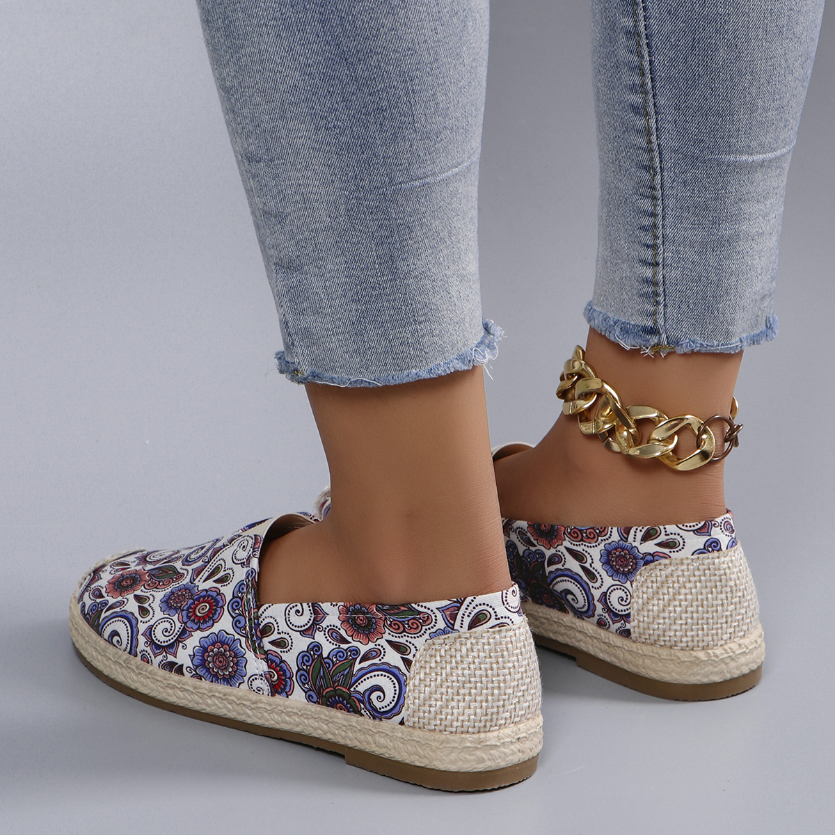 Spring new women's sports shoe - Espadrille Slip On avaliação e preço