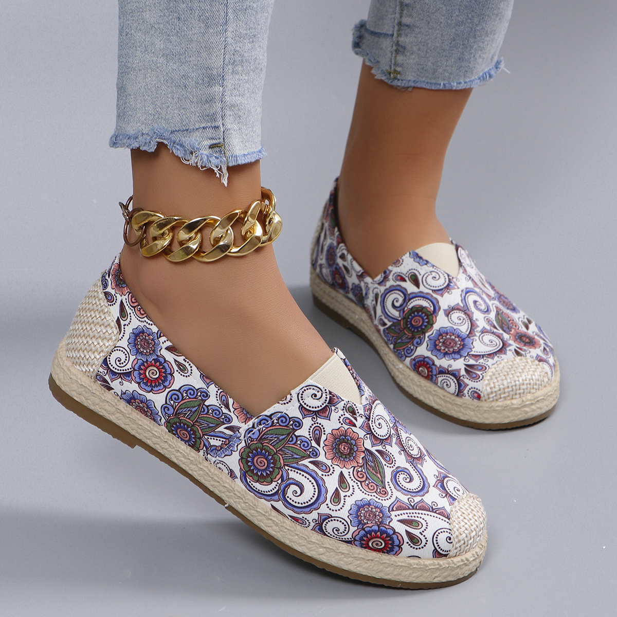 Spring new women's sports shoe - Espadrille Slip On avaliação e preço