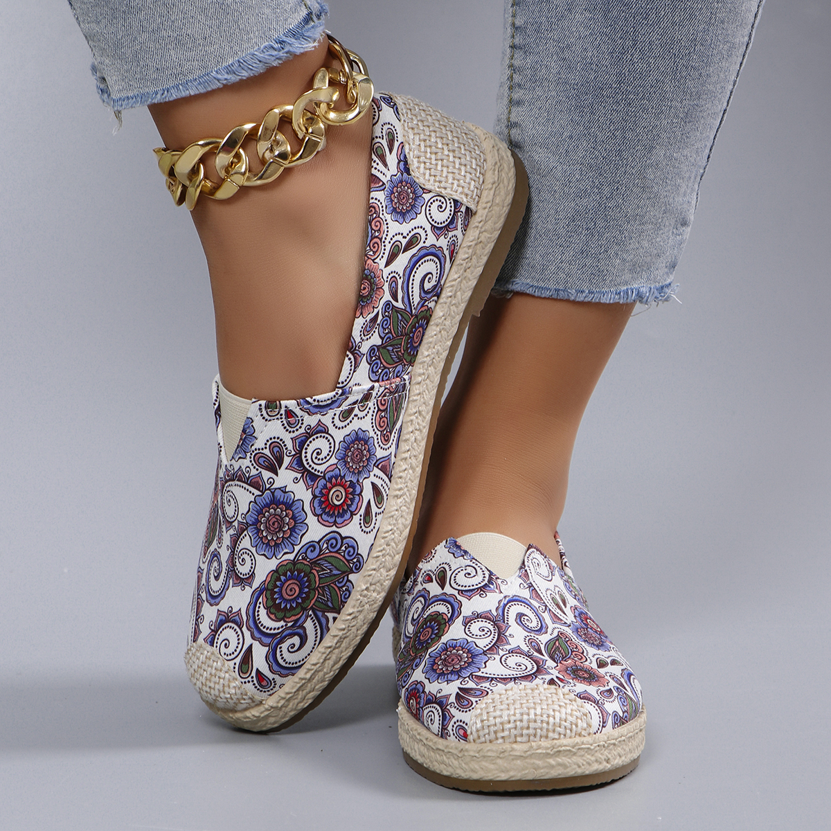Spring new women's sports shoe - Espadrille Slip On avaliação e preço