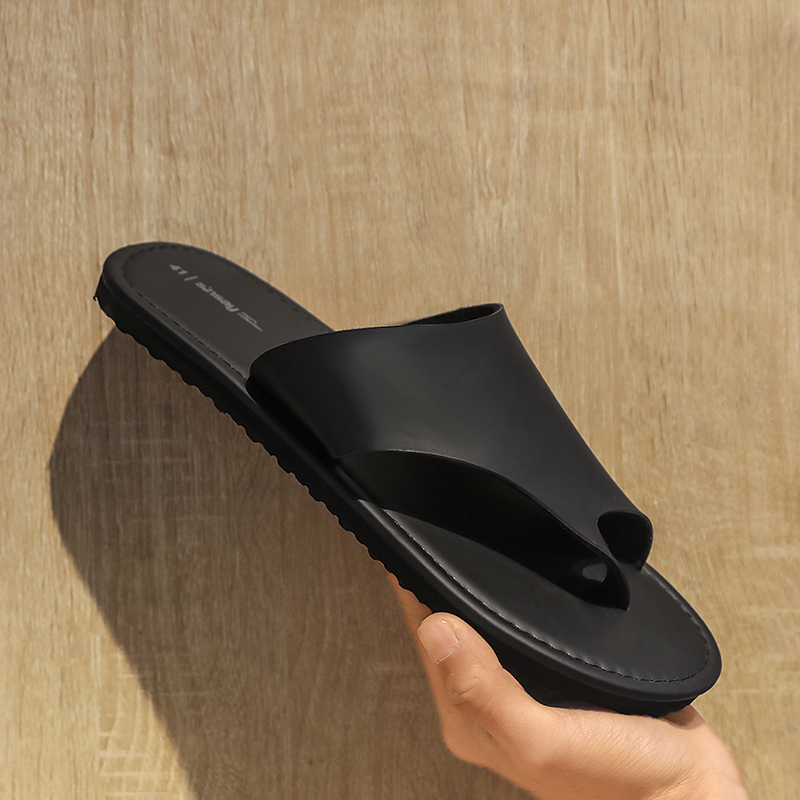 High Quality Mens Slippers Fas - Flip Flop Leather Men avaliação e preço
