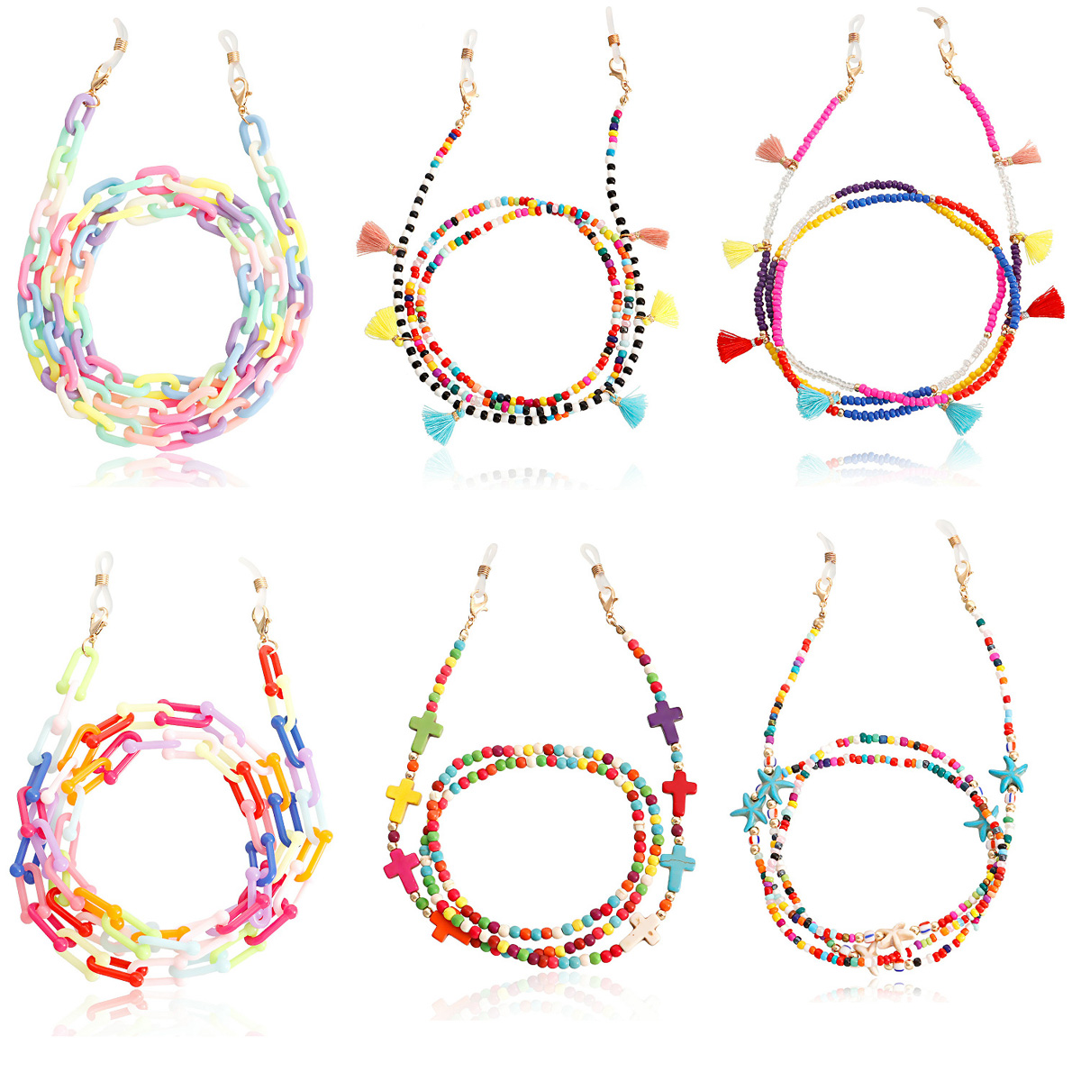 New Fashion Glasses Chain Dual - Sunglass Retainer Cord avaliação e preço