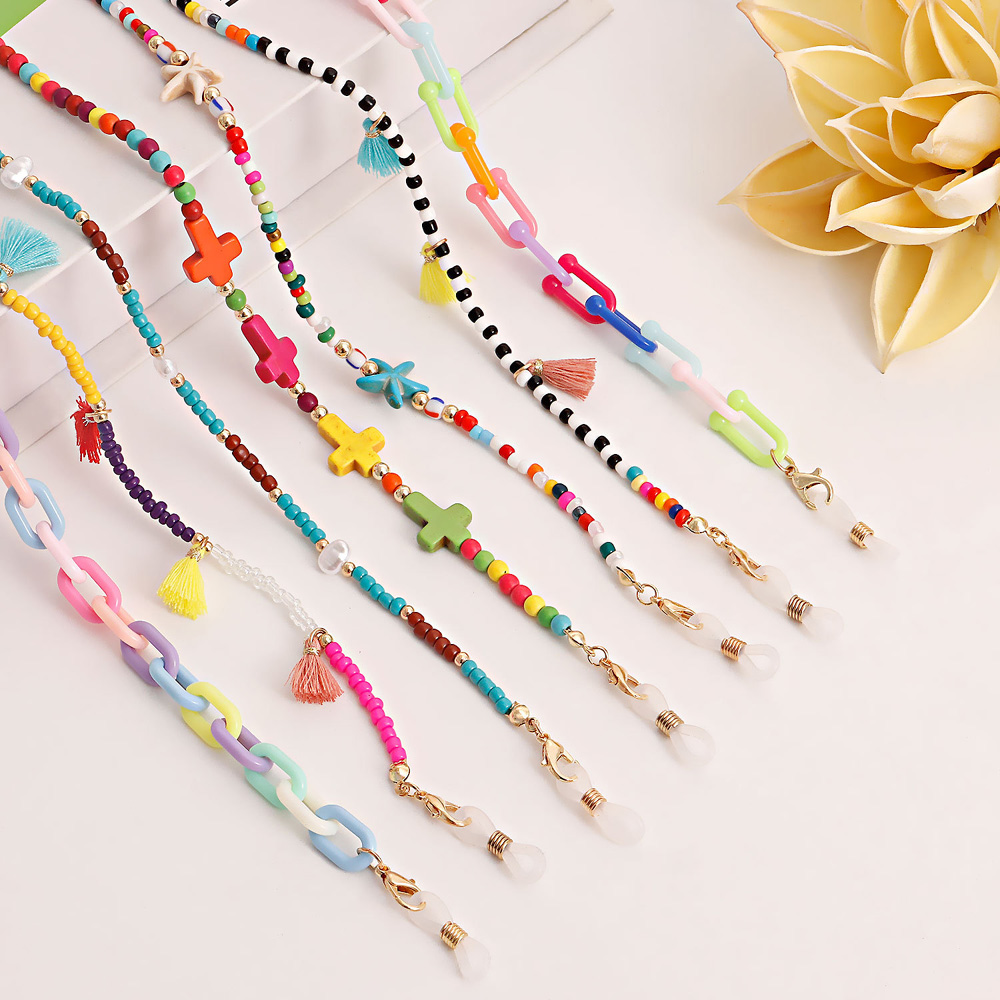 New Fashion Glasses Chain Dual - Sunglass Retainer Cord avaliação e preço