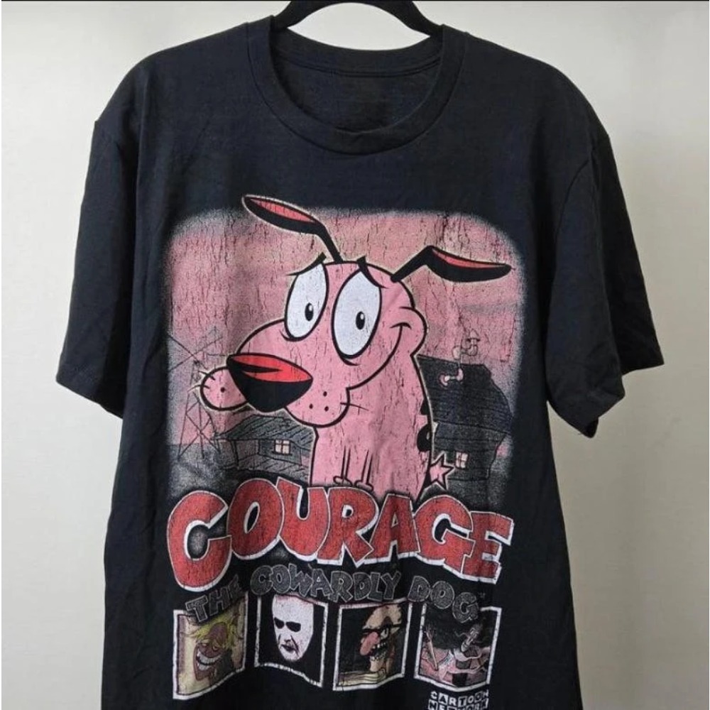 Summer Vintage Courage The Cow - Tee Graphic Print avaliação e preço