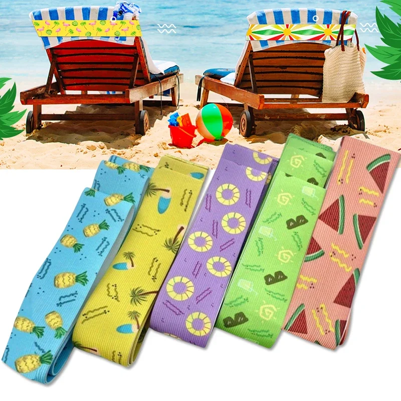 5Pcs  Large Towel Bands for Be - Beach Towel Large avaliação e preço