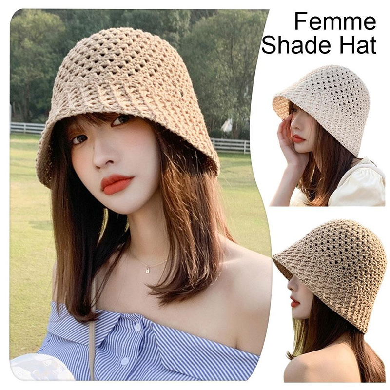 New Girls Sun Hat Wide Brim Fl - Bucket Hat Straw avaliação e preço