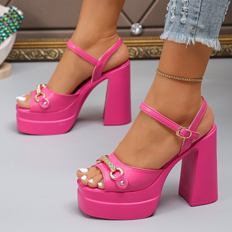 New 2026 Summer Products Squar - Casual Sandal Leather avaliação e preço