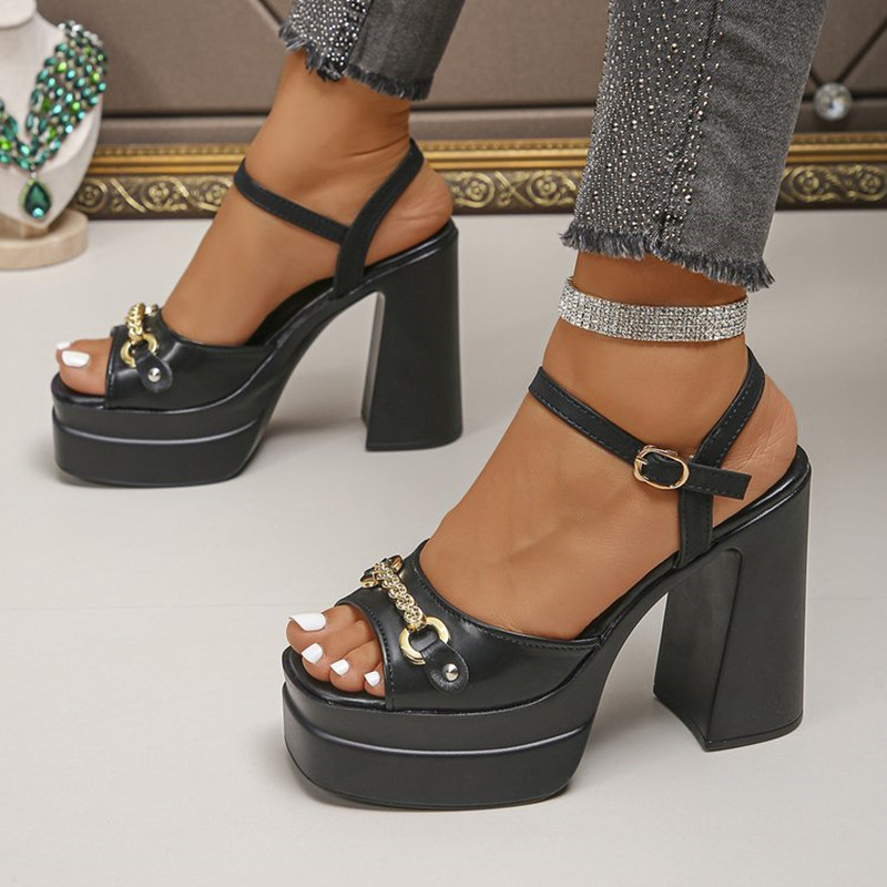 New 2026 Summer Products Squar - Casual Sandal Leather avaliação e preço