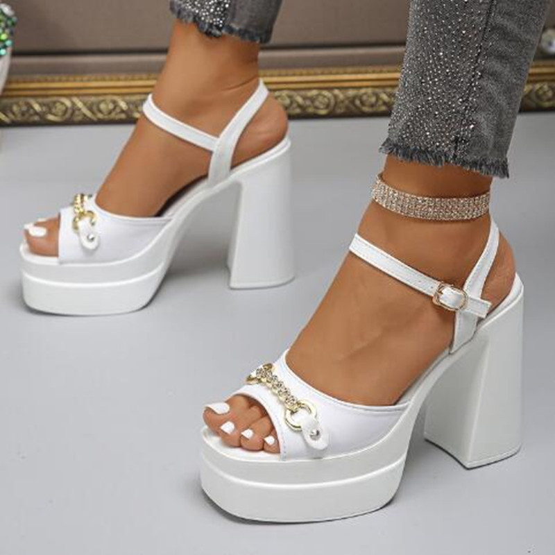 New 2026 Summer Products Squar - Casual Sandal Leather avaliação e preço