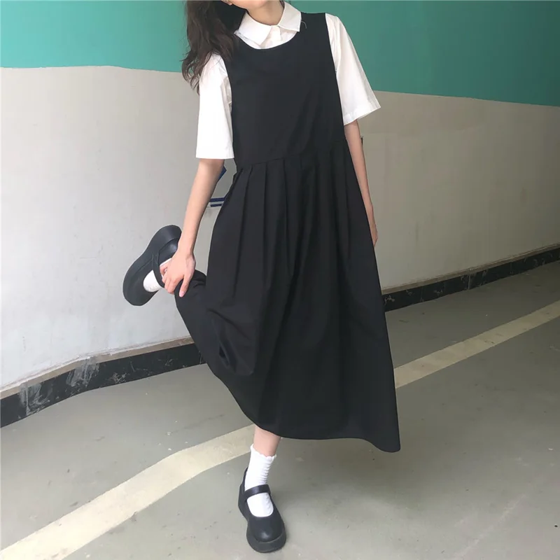 Two Piece Sets Women Japanese  - Shirt Camp Collar avaliação e preço