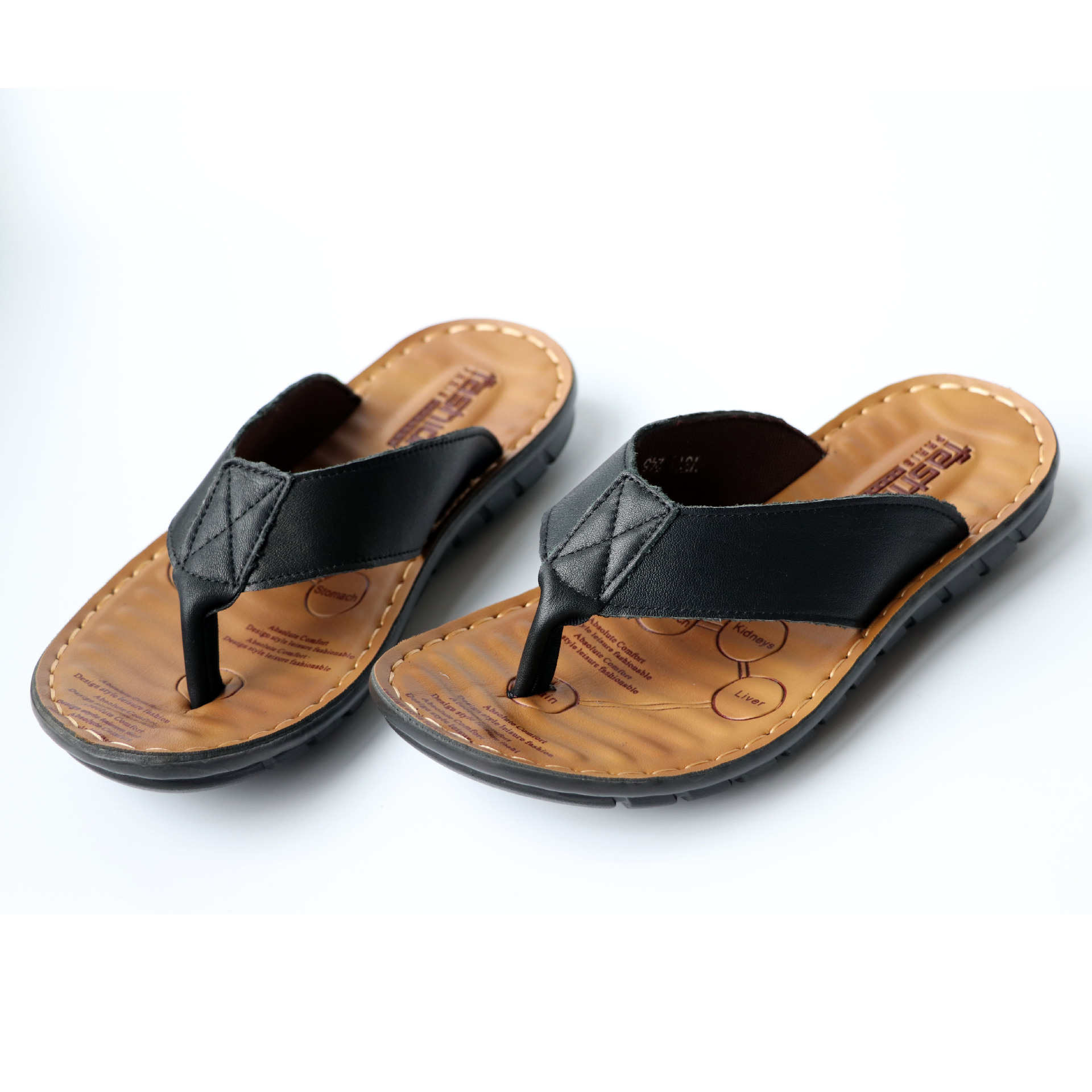 2026 Shoes Leather Men's Flip  - Flip Flop Leather Men avaliação e preço