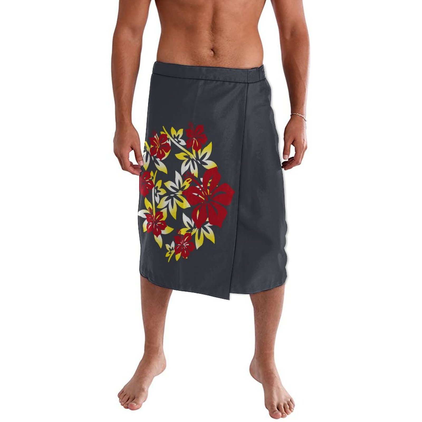 Hot Hawaiian Ethnic Style Men' - Sarong Men Wrap avaliação e preço