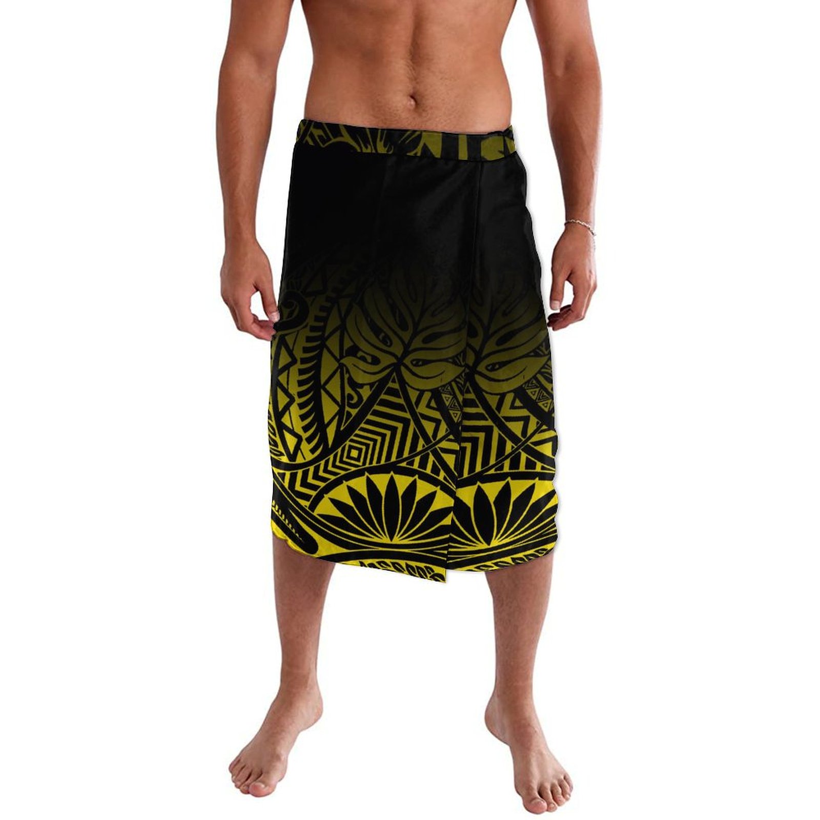 Hot Hawaiian Ethnic Style Men' - Sarong Men Wrap avaliação e preço