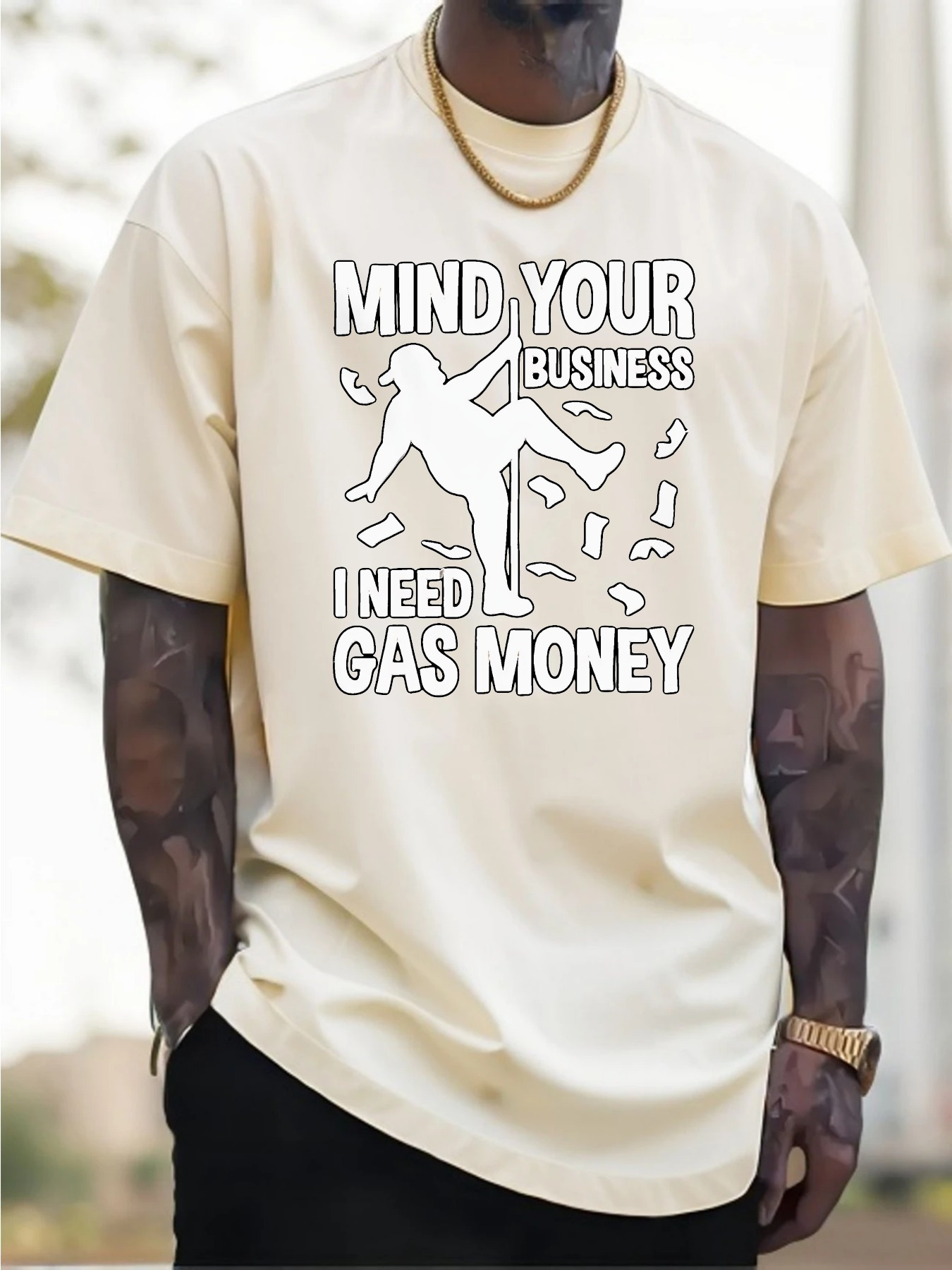 Pure Cotton Men'S T-Shirt with - Tee Graphic Print avaliação e preço