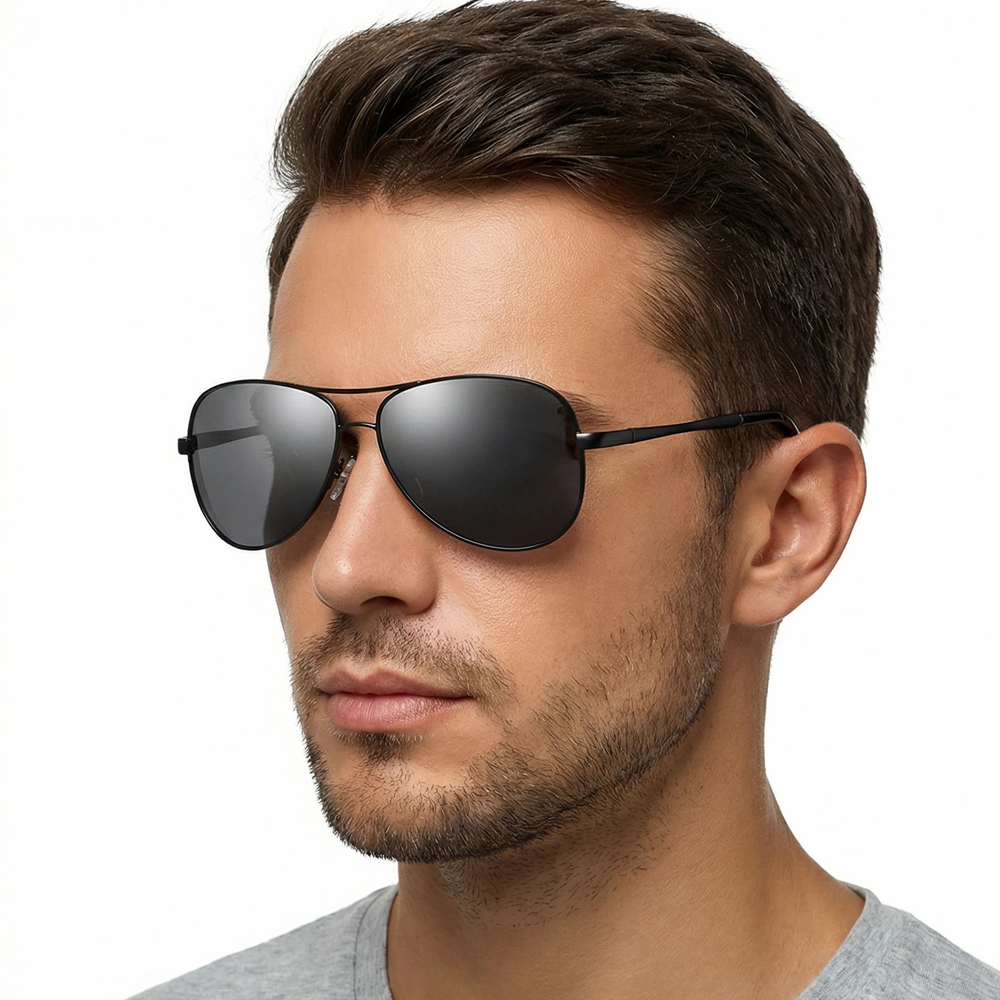 Classic Pilot Polarized Sungla - Sunglasses Aviator Polarized avaliação e preço