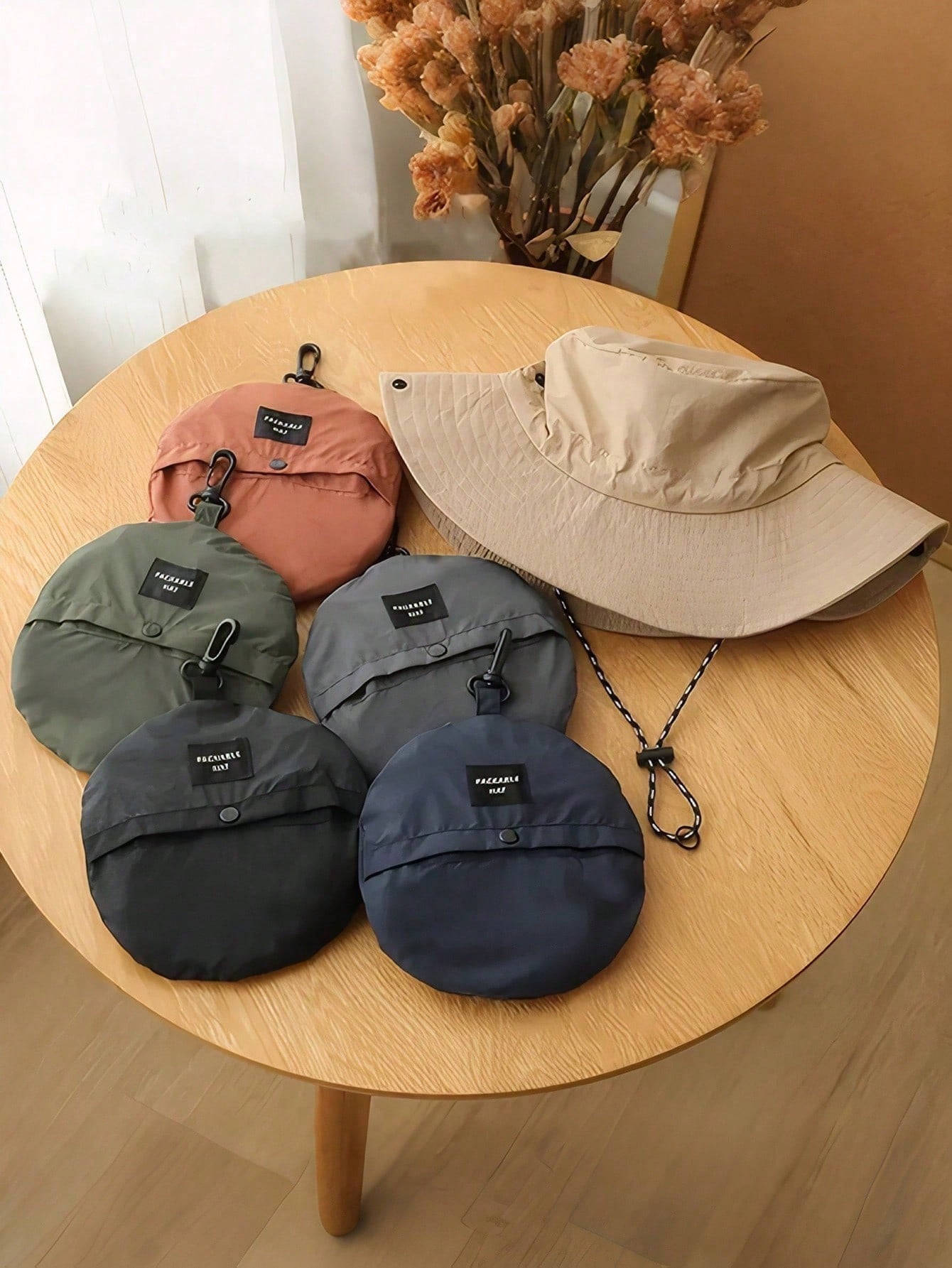 1 Pc Waterproof Bucket Hat, Fo - Packable Hat Nylon avaliação e preço