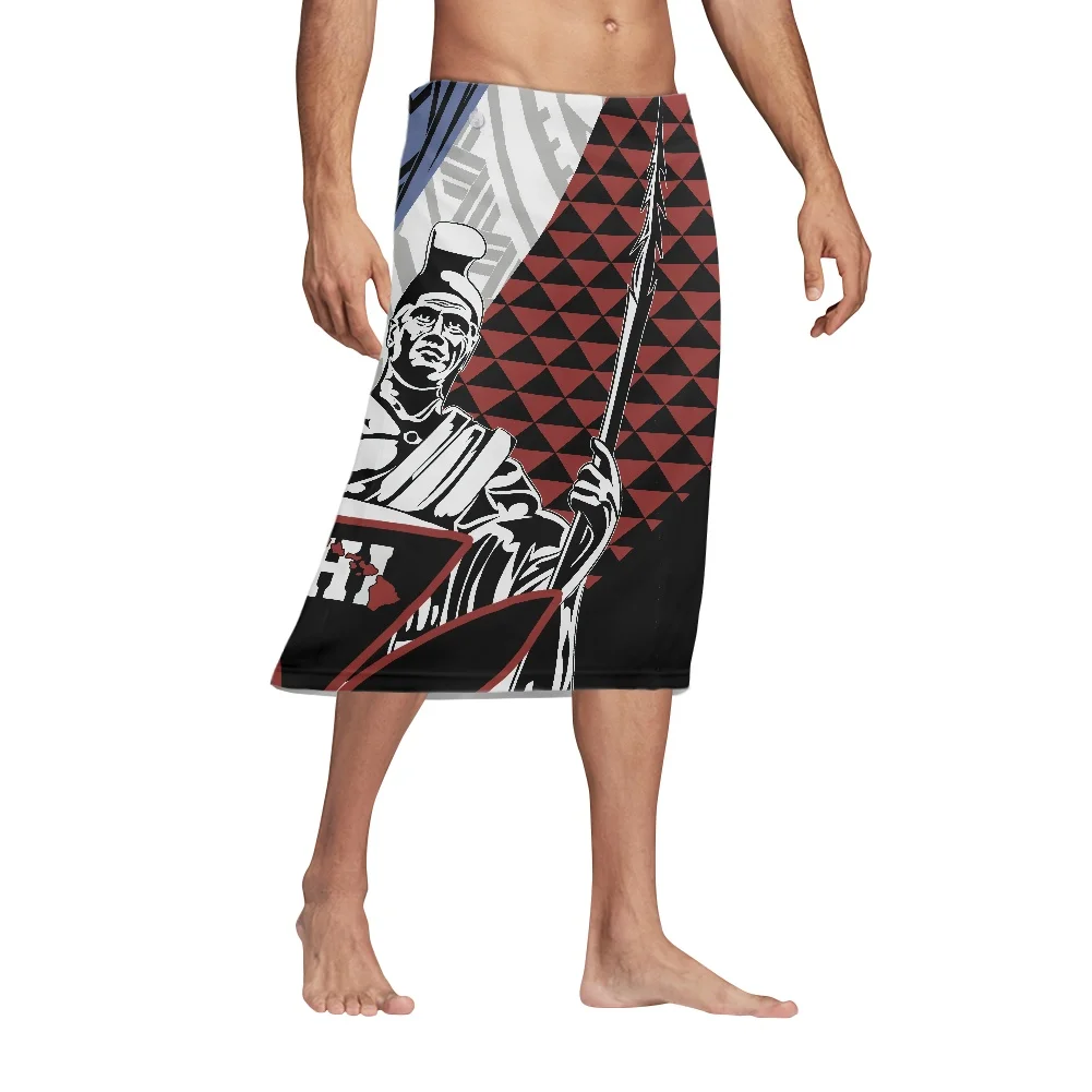 Polynesian Tribal Tattoo Print - Sarong Men Wrap avaliação e preço