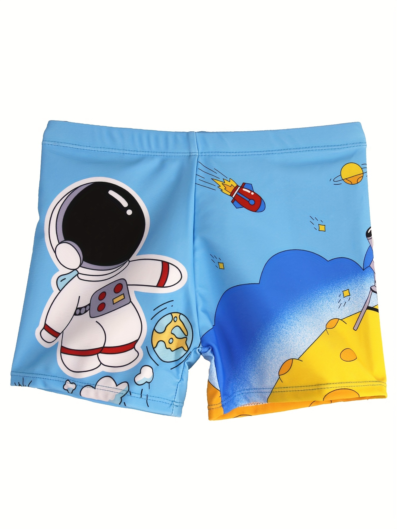Cartoon Astronaut Pattern Quic - Swim Trunk Quick Dry avaliação e preço