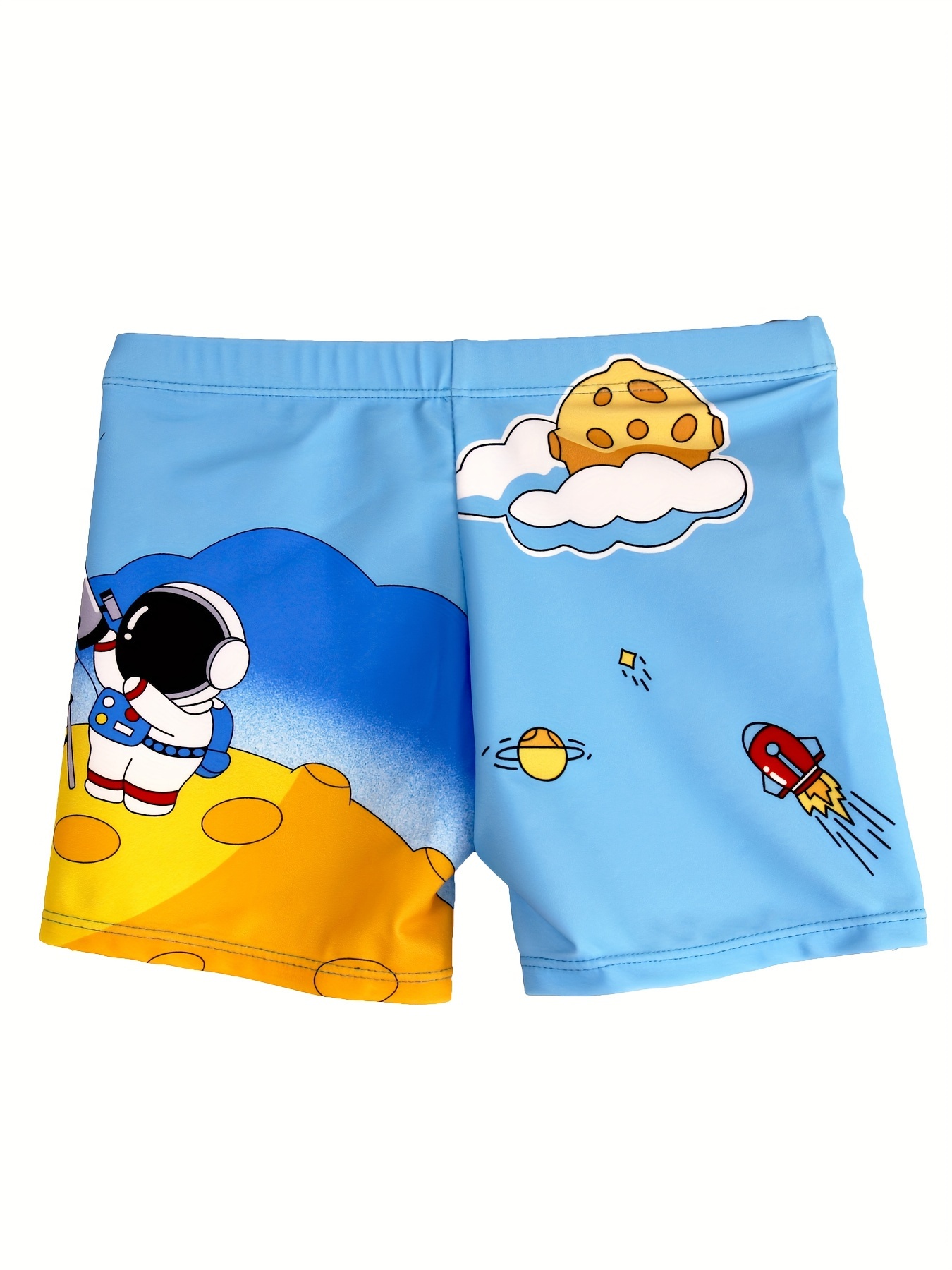 Cartoon Astronaut Pattern Quic - Swim Trunk Quick Dry avaliação e preço